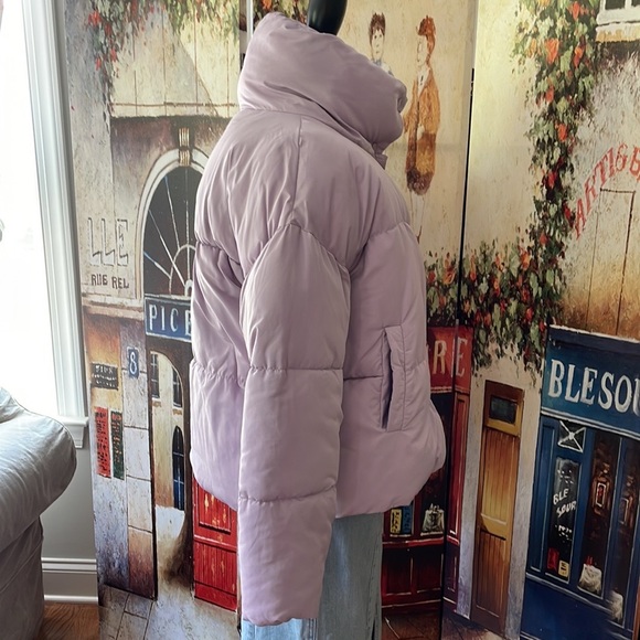 Free People “Weekender” Puffer Jacket, Lavender, Size Small - Picture 3 of 6